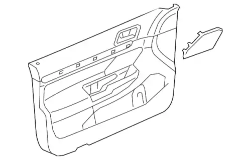 Обшивка двери 5C7867012 HOK VAG