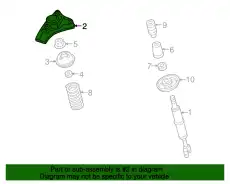 Опорный кронштейн 4F0412391D VAG