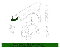  (8 гр.), (VW), Опорный профиль 3B0821238A VAG