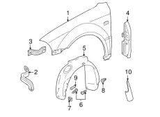  (8 гр.), (VW), Опорный профиль 3B0821238A VAG