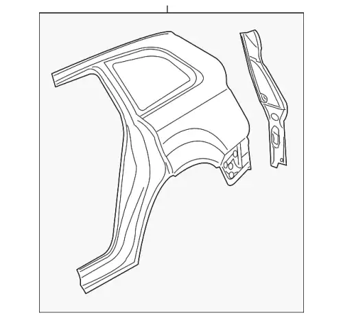 Крыло VAG 4L0809840