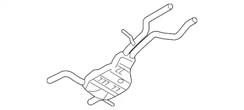 Передний глушитель 7L8253209AL VAG
