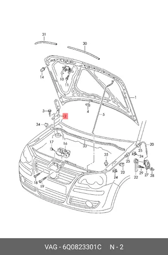Деталь 6Q0823301C VAG