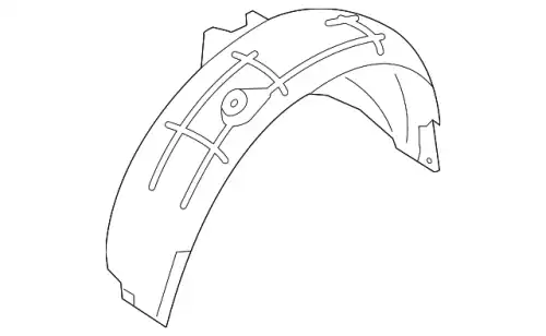 Подкрылок VAG 4F0810172D