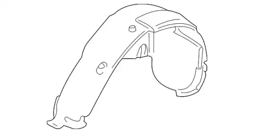 Подкрылок VAG 7L6810971A
