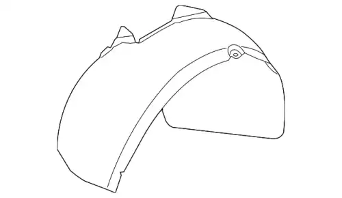Подкрылок VAG 3C8805977D