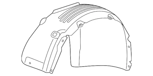 Подкрылок VAG 5G0805970J