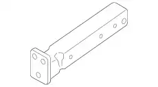  (8 ГР.), (AUDI), ПЛАСТИНА КОНТРЯЩАЯ 4H0807140A VAG