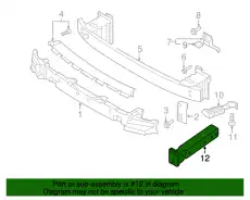  (8 ГР.), (AUDI), ПЛАСТИНА КОНТРЯЩАЯ 4H0807140A VAG