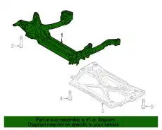  4G0399315L ПОДРАМНИК VAG