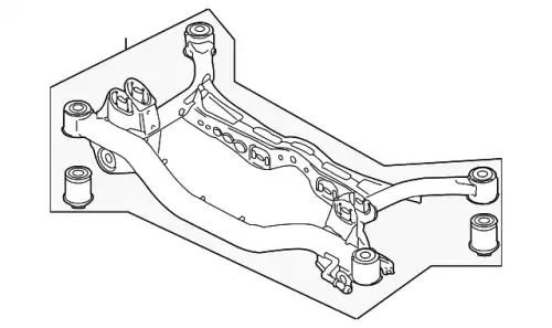 Подрамник 3C0505235AC VAG