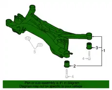 Подрамник 5N0505235AF VAG