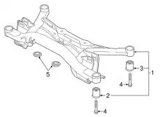 Подрамник 5N0505235AF VAG