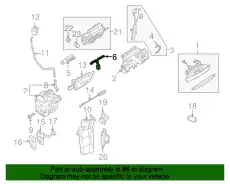 Подсветка ручки двери 4E0949137 VAG