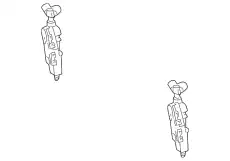 Подъемный цилиндр с держателем 3D0955978B VAG