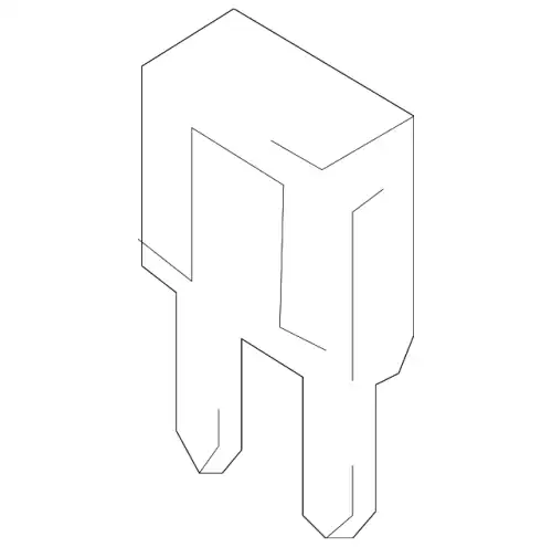 ПРЕДОХРАНИТЕЛЬ, НОЖ. N10261505 VAG