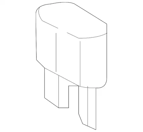 ПРЕДОХРАНИТЕЛЬ, НОЖ. 10/2X2,8 N 10261506 VAG