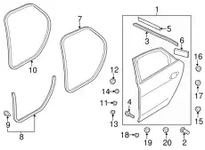 Прокладка 4H0839911A VAG