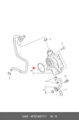 Прокладка ГБЦ VAG 4F0145117