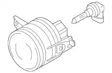 Фара противотуманная VAG 1T0941700H