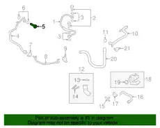 06A145541J ПУСТОТЕЛЫЙ БОЛТ VAG