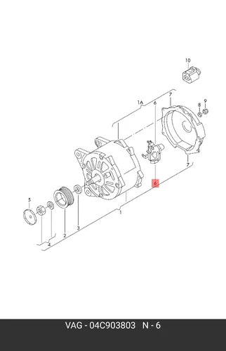 РЕГУЛЯТОР НАПРЯЖЕНИЯ 04C903803 VAG