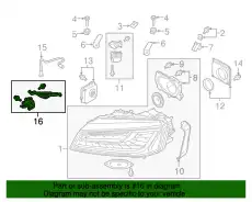  (AUDI), Pемкомплект 4H0998121 VAG