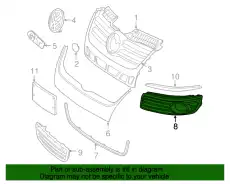 Решетка радиатора VAG 1K0853666F 9B9