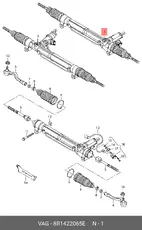 Рулевая рейка VAG 8R1422065E