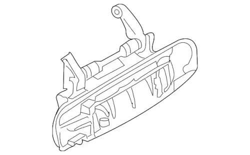 Ручка двери VAG 4F0837207B