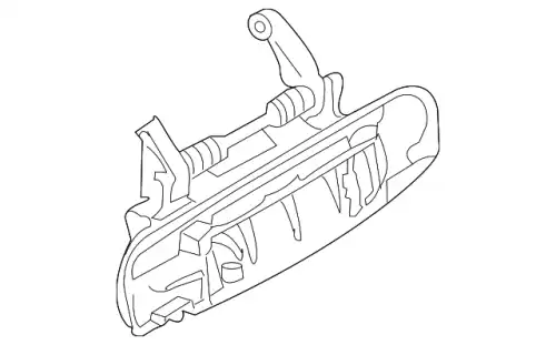 Ручка двери VAG 8P0837207