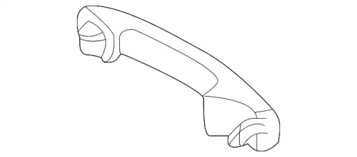Ручка двери VAG 3B0837207G GRU