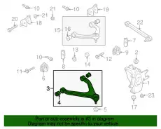 Рычаг подвески VAG 420505312D
