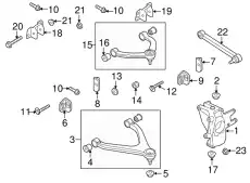 Рычаг подвески VAG 420505312D
