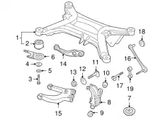 4E0511512F PЫЧАГ ПОДВЕСКИ VAG