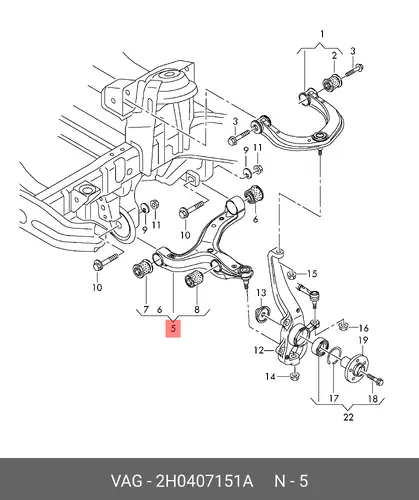 VAG 2H0407151A