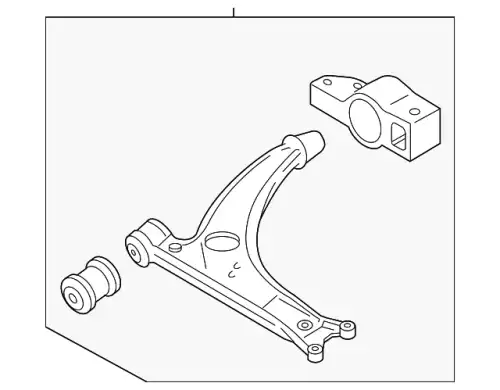 Рычаг подвески VAG 3C0407151H