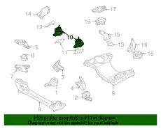  4E0399151DD VAG ОПОРА РЕДУКТОРА
