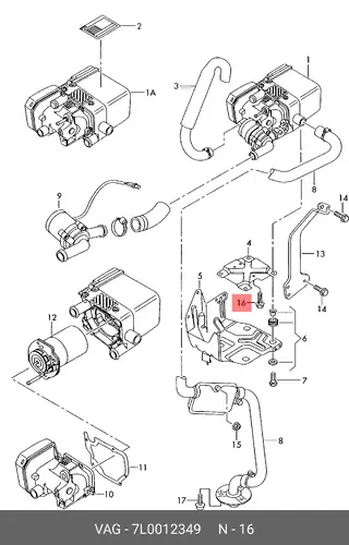7L0012349 SCREW VAG