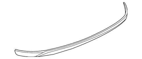 Cпойлер 8R0807521T GRU VAG