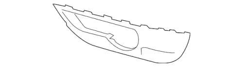 Спойлер 4L0807061D 1RR VAG