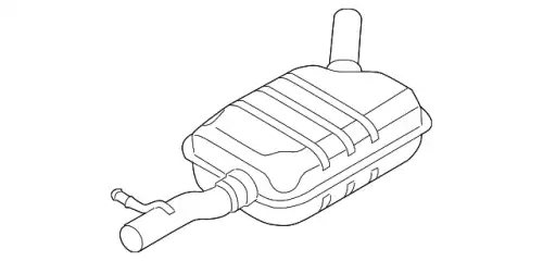 5N0253409K СРЕДНИЙ ГЛУШИТЕЛЬ VAG