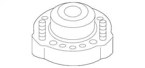  7P0412321A ТАРЕЛКА ОПОРЫ VAG