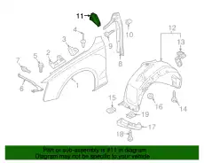  (8 ГР.), УПЛОТНИТЕЛ 8R0821198 VAG