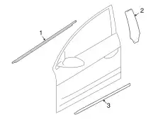 (8 ГР.), (VW), УПЛОТНИТЕЛЬ ДВЕРИ 3C8837476F 3Q7 VAG