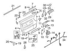 (8 ГР.), (VW), УПЛОТНИТЕЛЬ ДВЕРИ 7L0837471B VAG