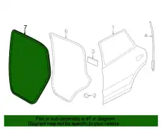 7P0867367G Уплотнитель двери 7PO-867-367-G VAG