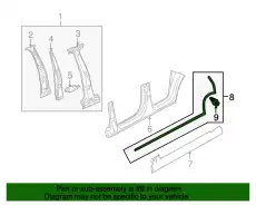  8R0839120F УПЛОТНЕНИЕ VAG