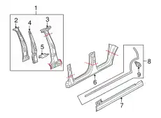  8R0839120F УПЛОТНЕНИЕ VAG