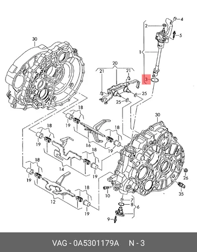 0A5301179A УПЛОТНИТЕЛЬНОЕ КОЛЬЦО VAG
